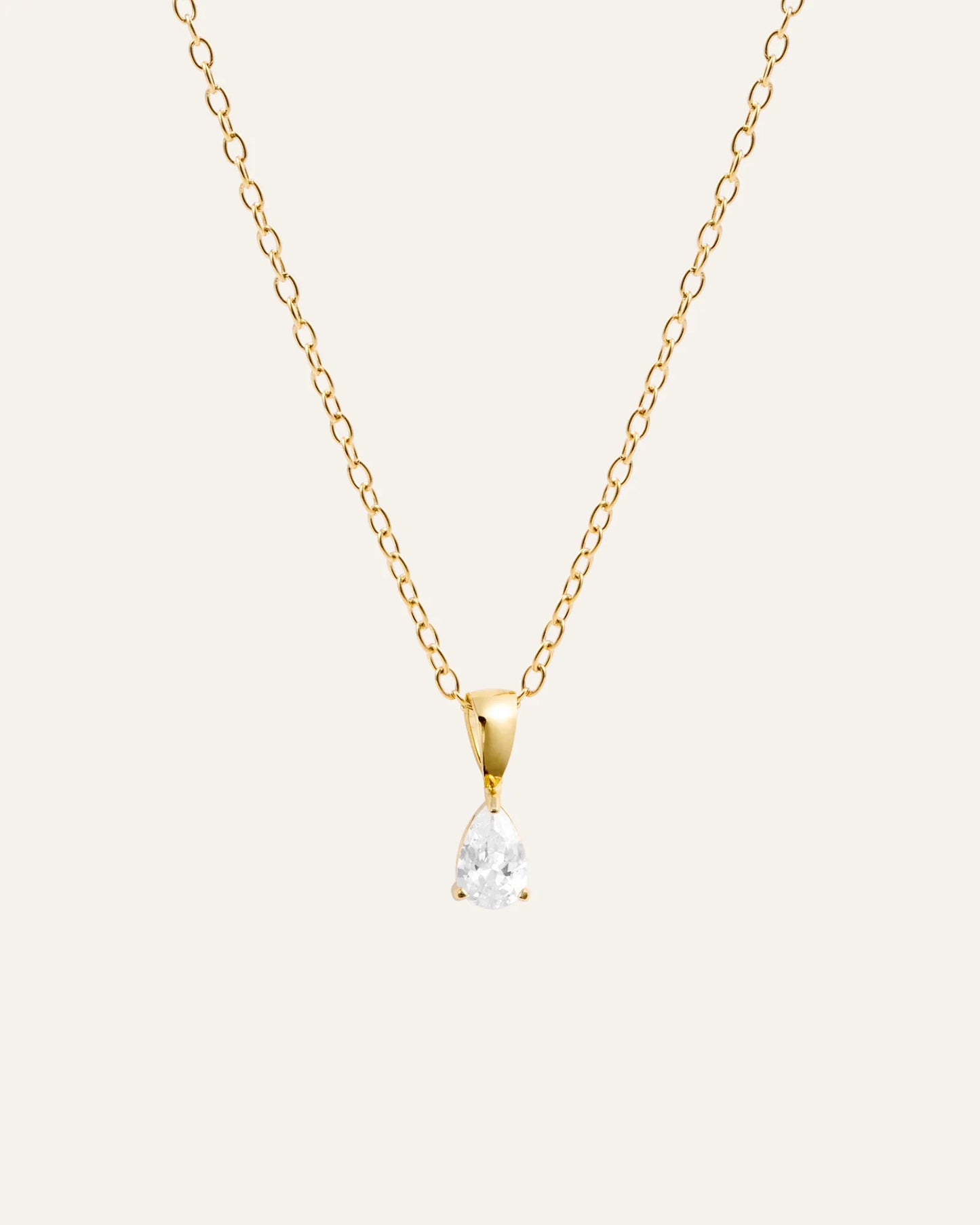 Mockberg Belle Halsband Guld - vit