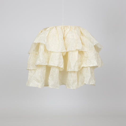 A World of Craft Flounce Lampskärm L, Offwhite