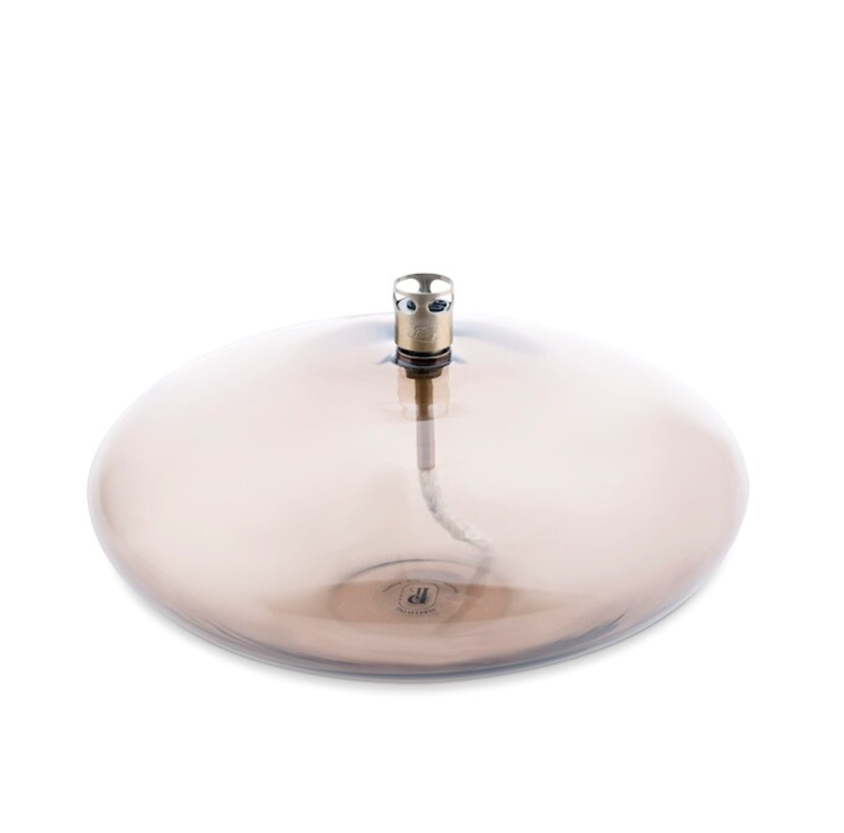 Peri Design Oljelampa Disc Champagne L 18cm Mässing