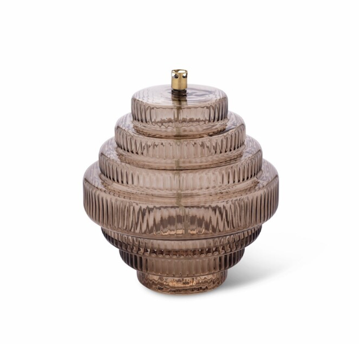 Peri Design Oljelampa Twin Champagne Large Mässing