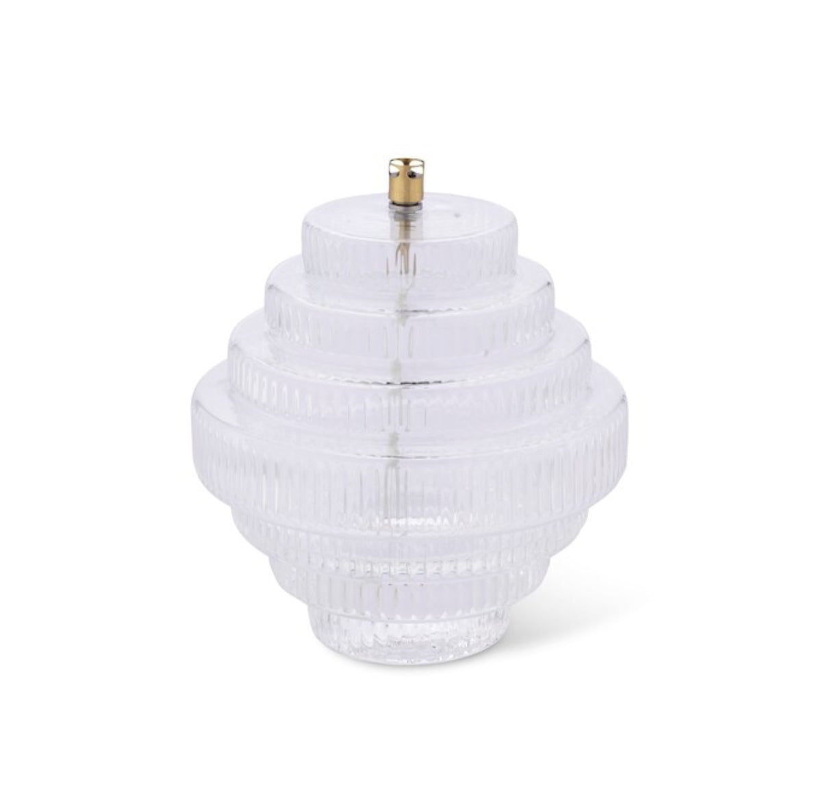 Peri Design Oljelampa Twin Klar Large Mässing