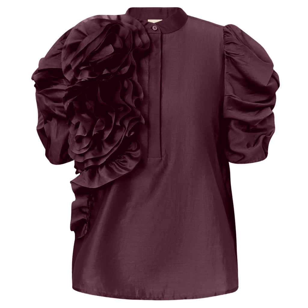 Gossia Annsofi Blus Bourgogne
