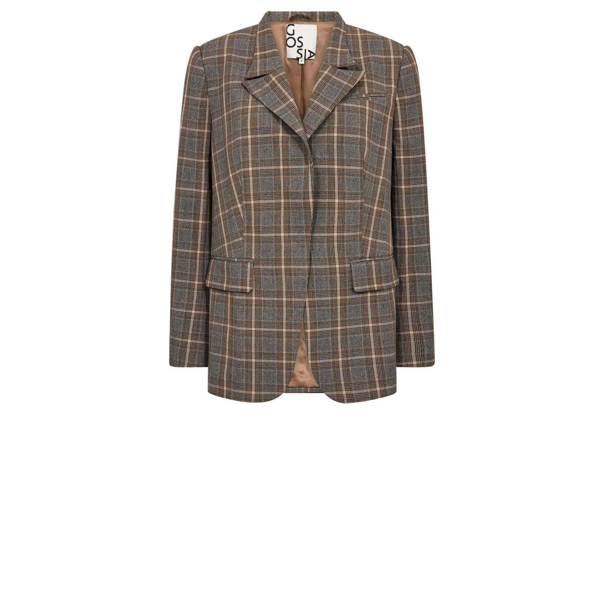 Gossia Elli Blazer Brown checks