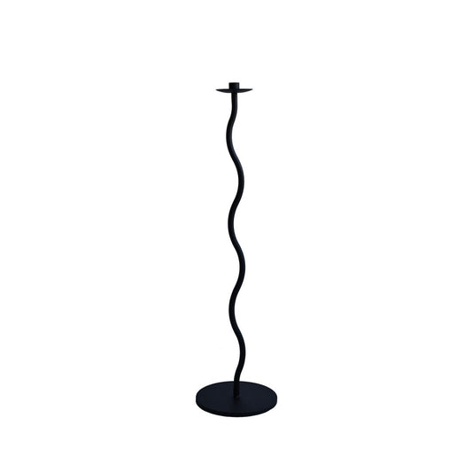 Cooee Design Curved Candleholder Black 85cm