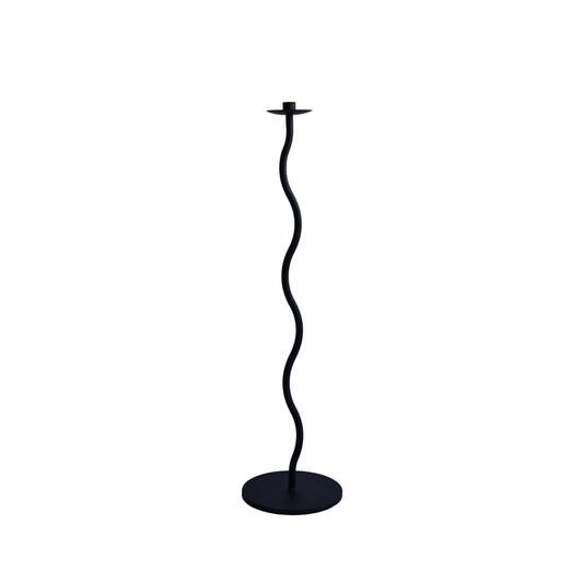 Cooee Design Curved Candleholder Black 75cm