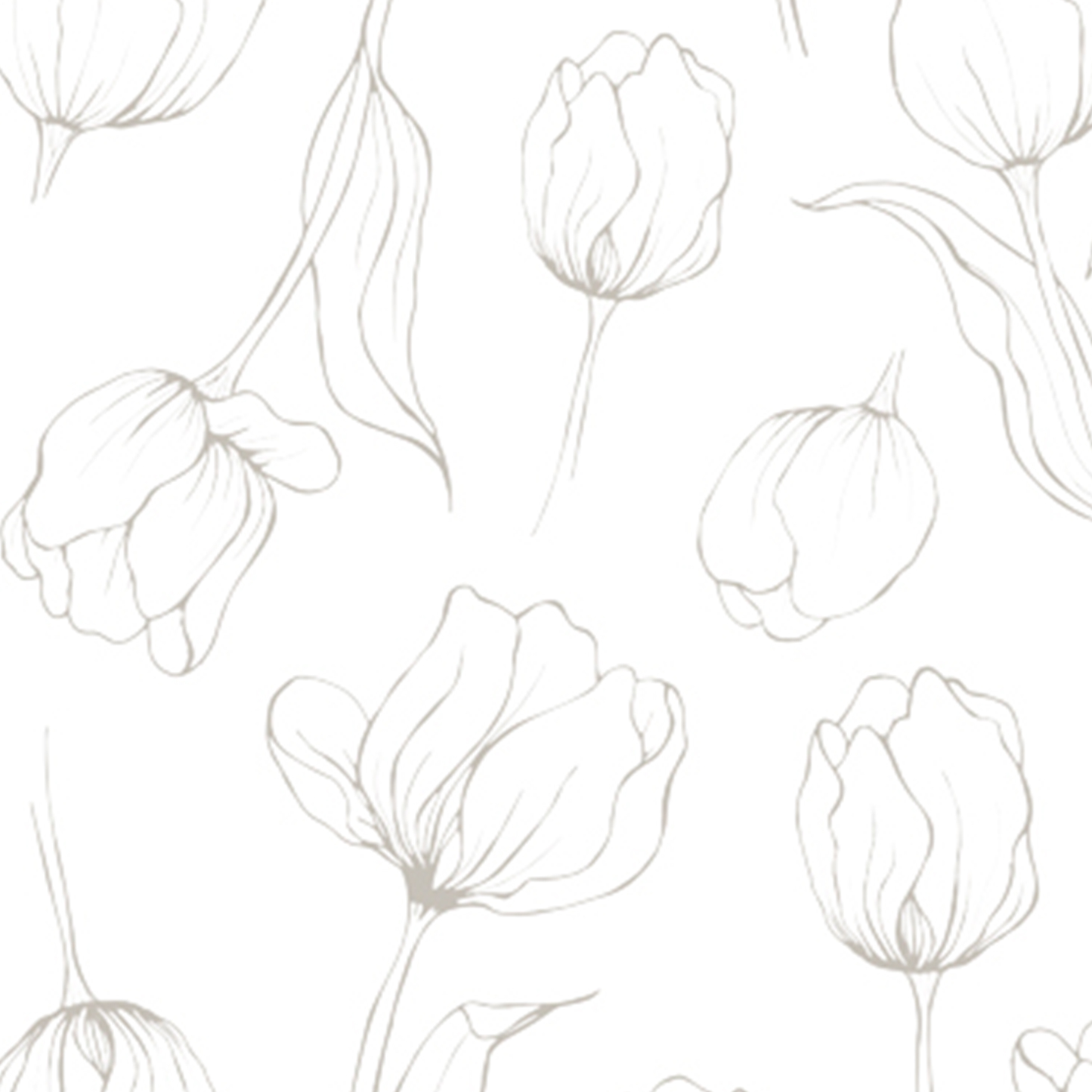 Cooee Design Servetter Tulipa White