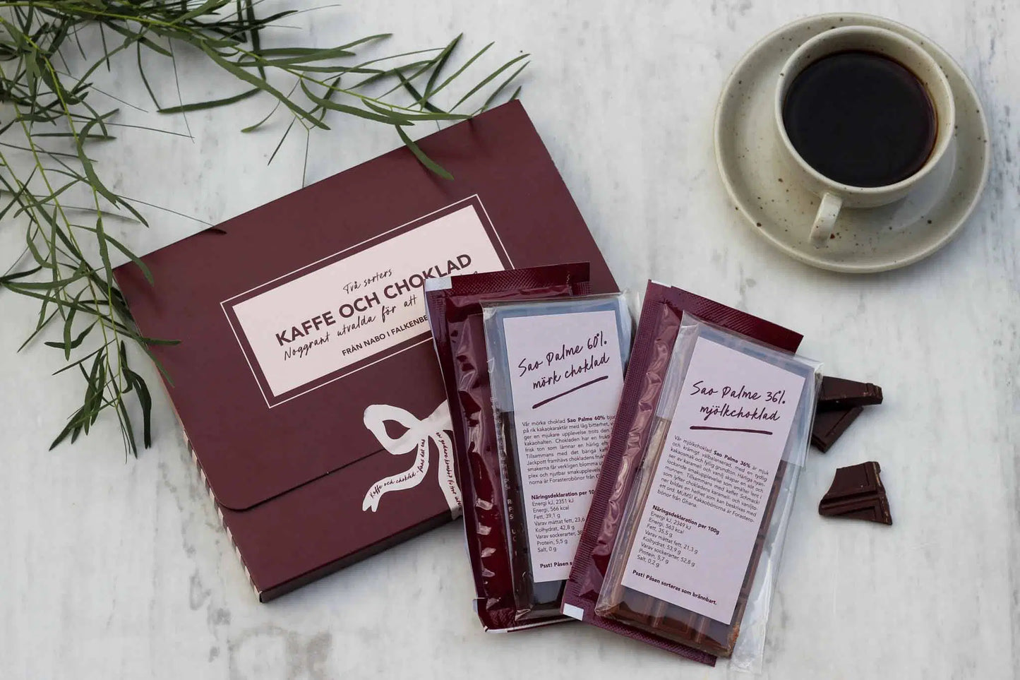 Nabo Kaffe & Choklad provning