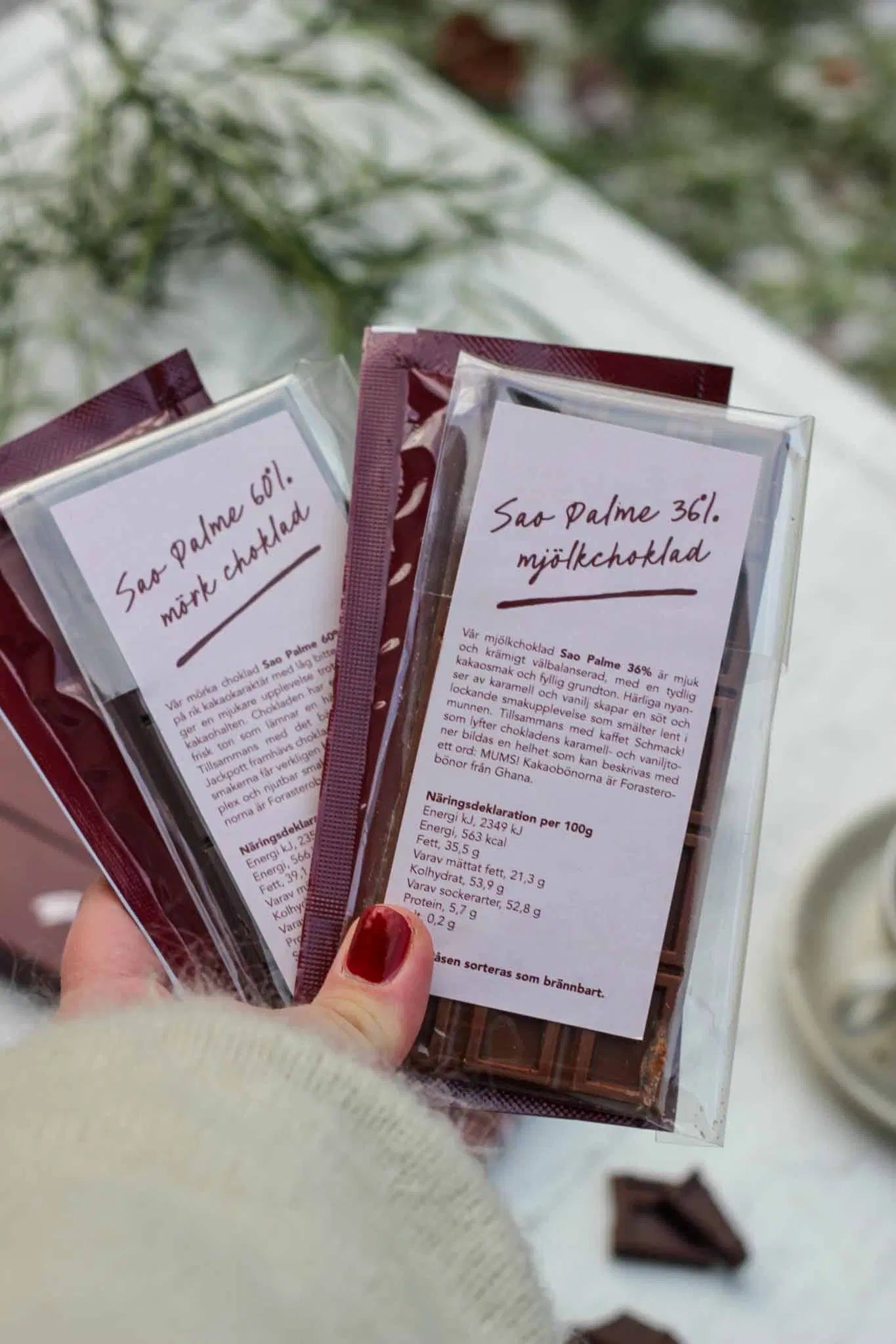 Nabo Kaffe & Choklad provning