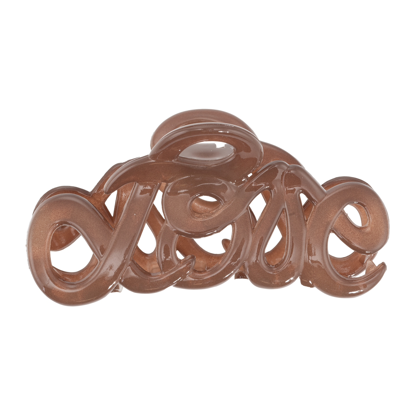 Love Hårklämma Caramel 8cm