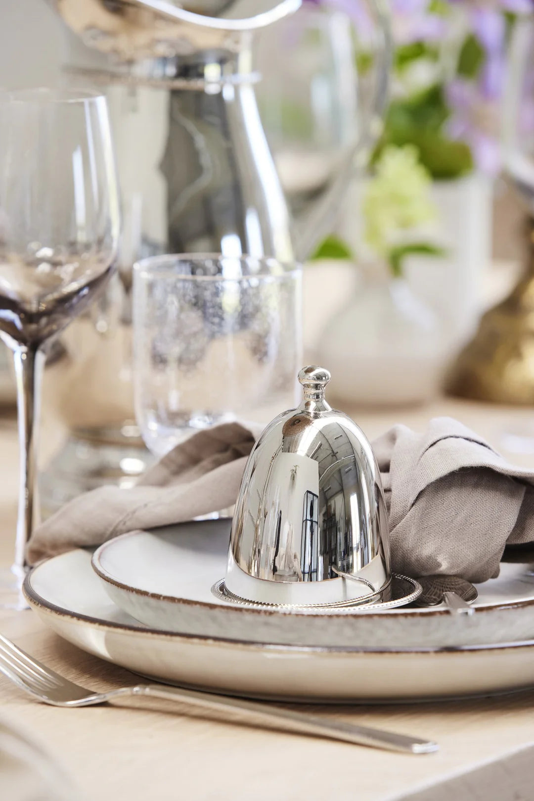 Lene Bjerre Ägg kopp Silver