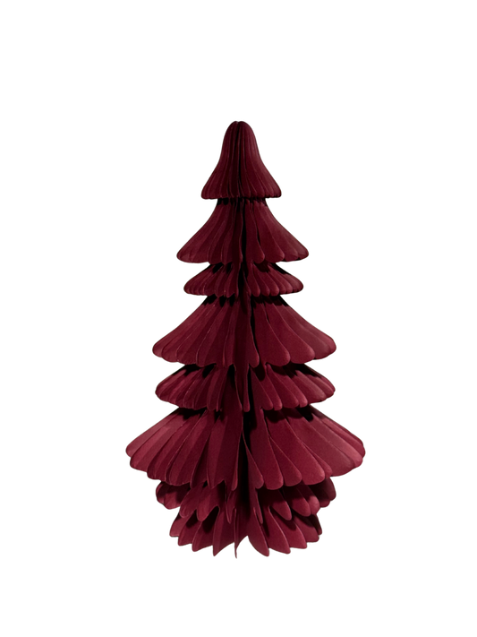 Wikholm Form Pappersgran Vinröd