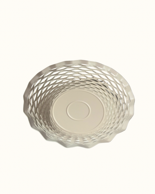 Roger Orfevre Brödkorg Rund Creme