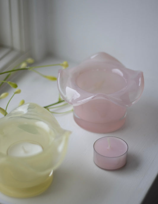 Wikholm Form Miva Ljuslykta Rosa