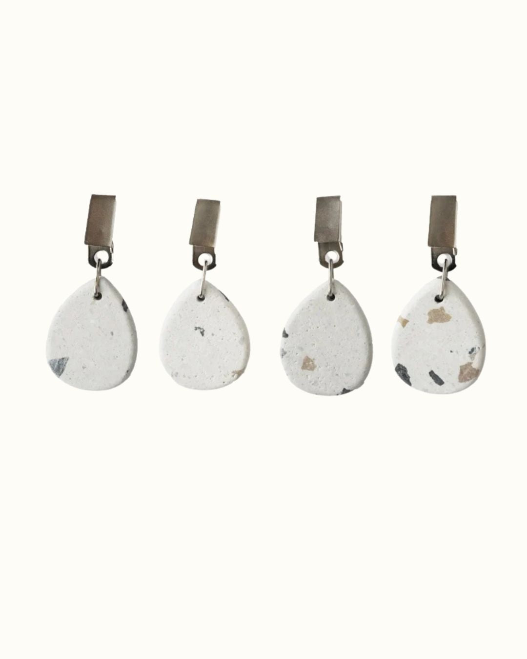 Redlunds Dyktyngder Droppe Terazzo 4-pack