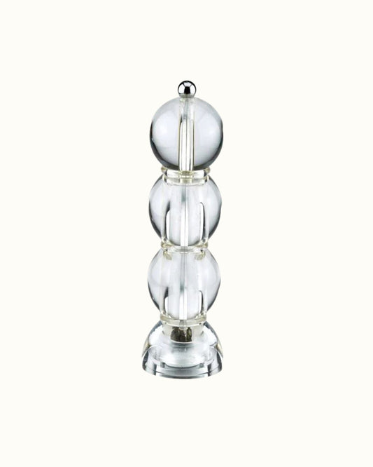 Addison Ross Salt & Pepparkvarn Bobbin 24cm Klar Icy