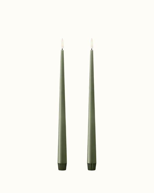 Ester & Erik Ledljus 30cm Green Soil 2-p