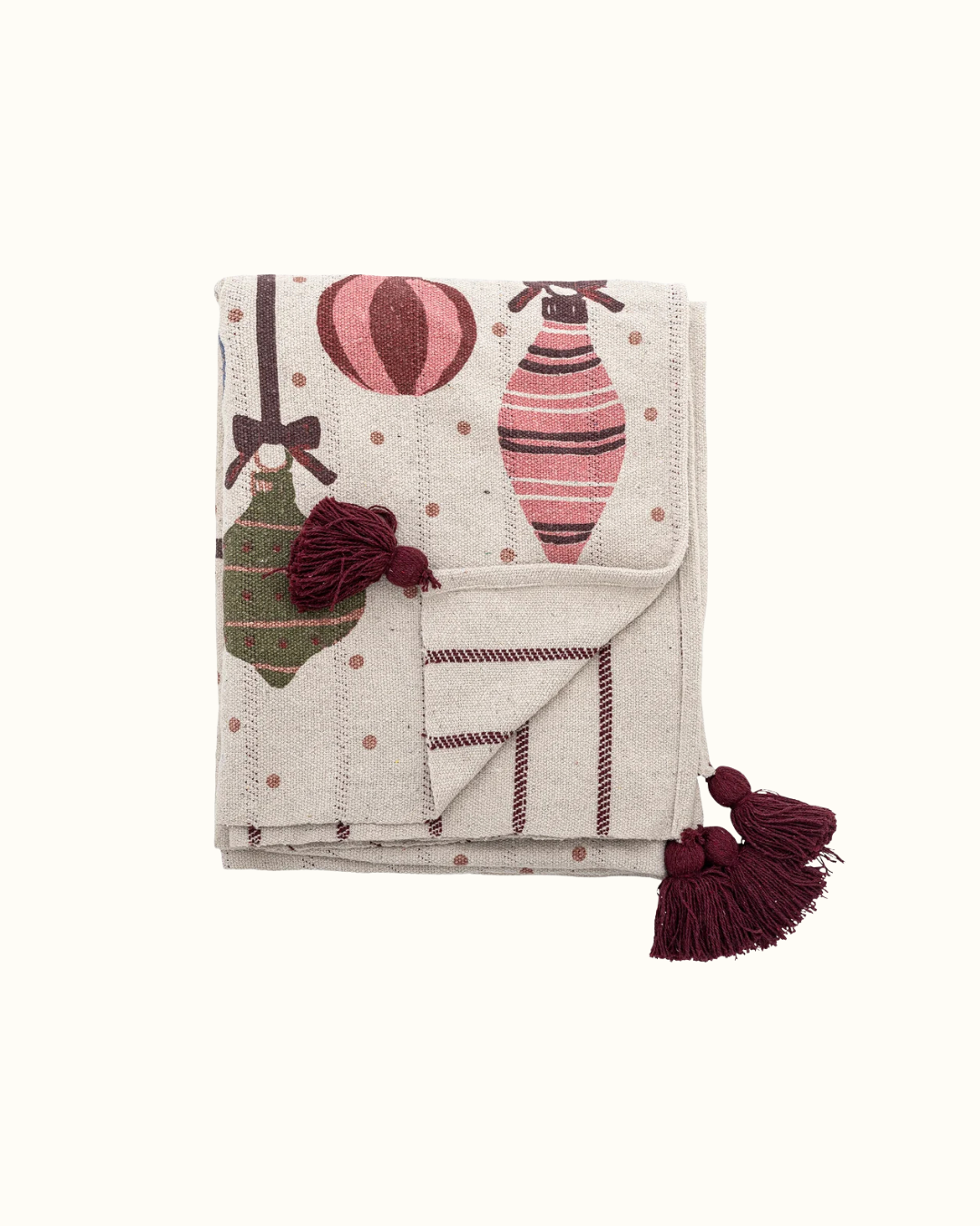 Bloomingville Ornamentia Throw Julmotiv