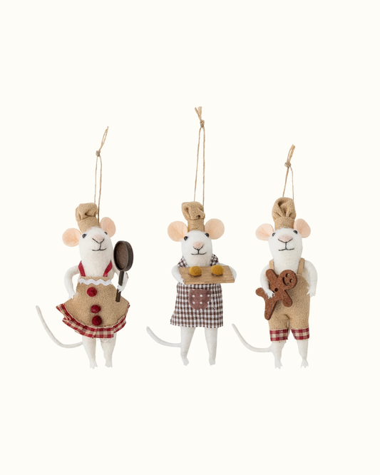Bloomingville Peo Julgranshängen Möss 3-pack