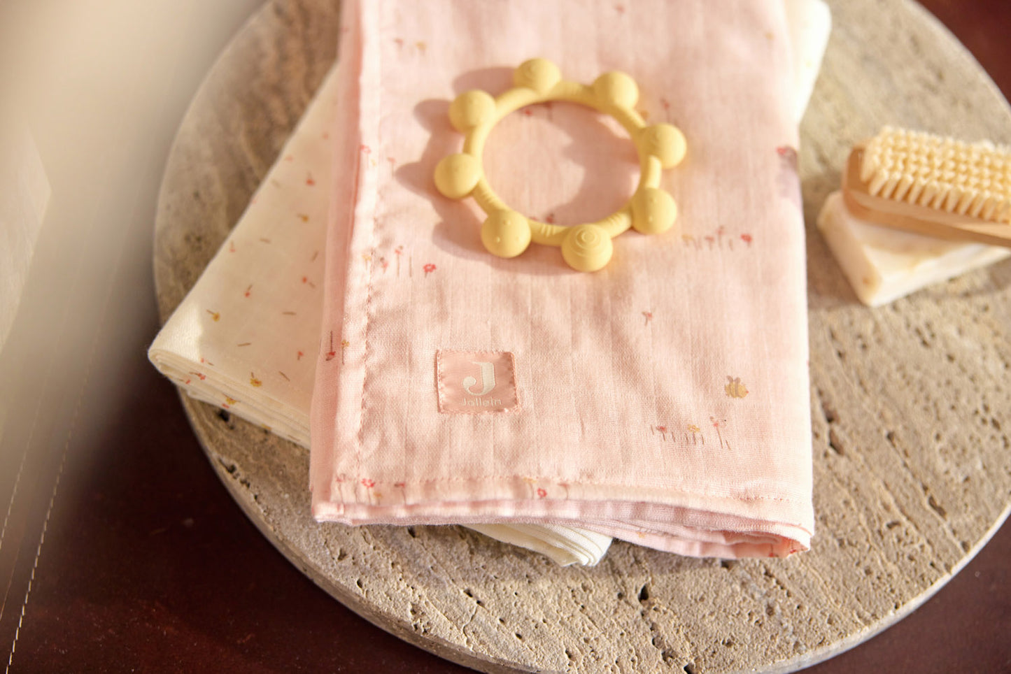 Jollein Muslinfilt 70x70cm Pretty Picnic 3-pack