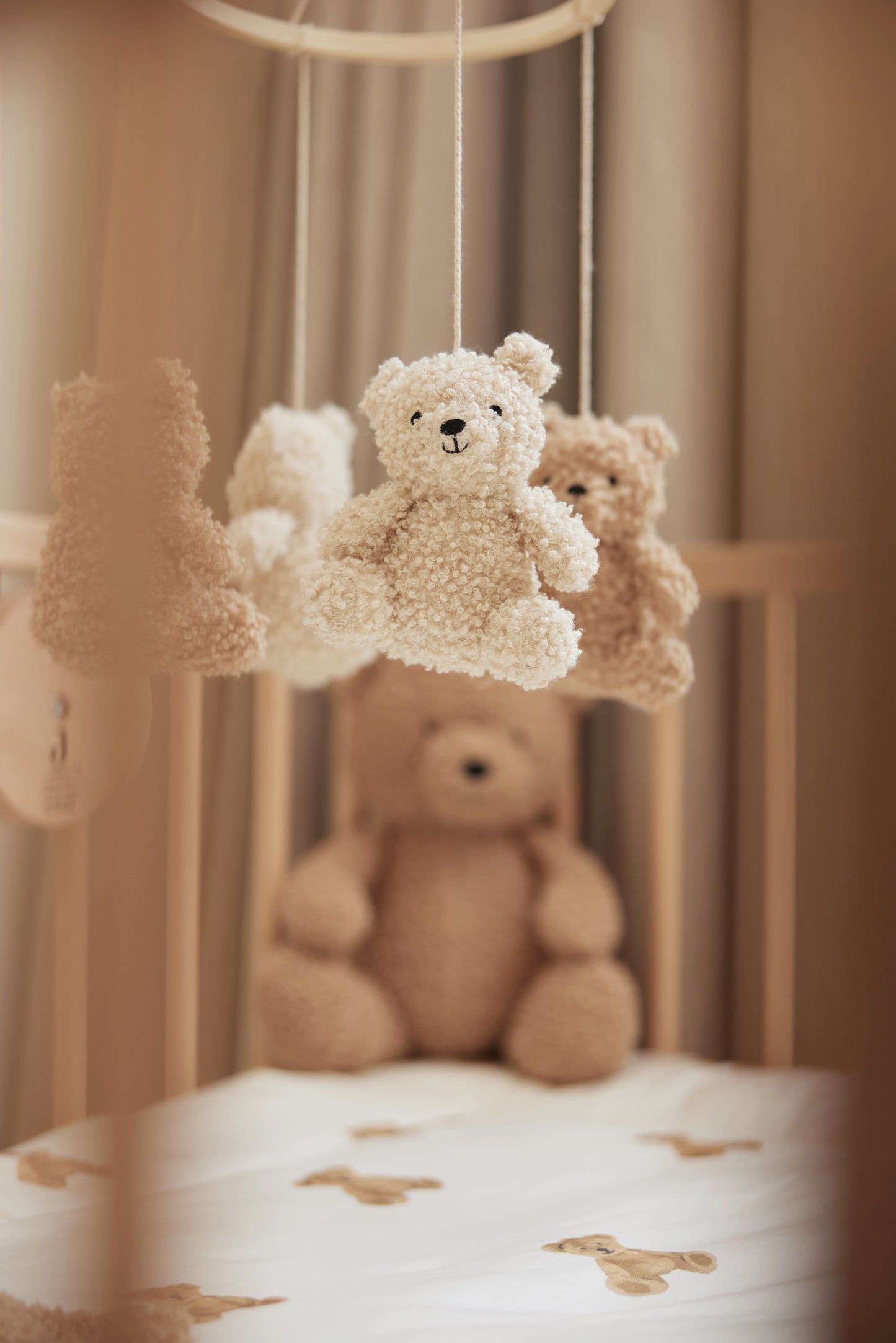 Jollein Mobil Teddy Bear Naturel/Biscuit