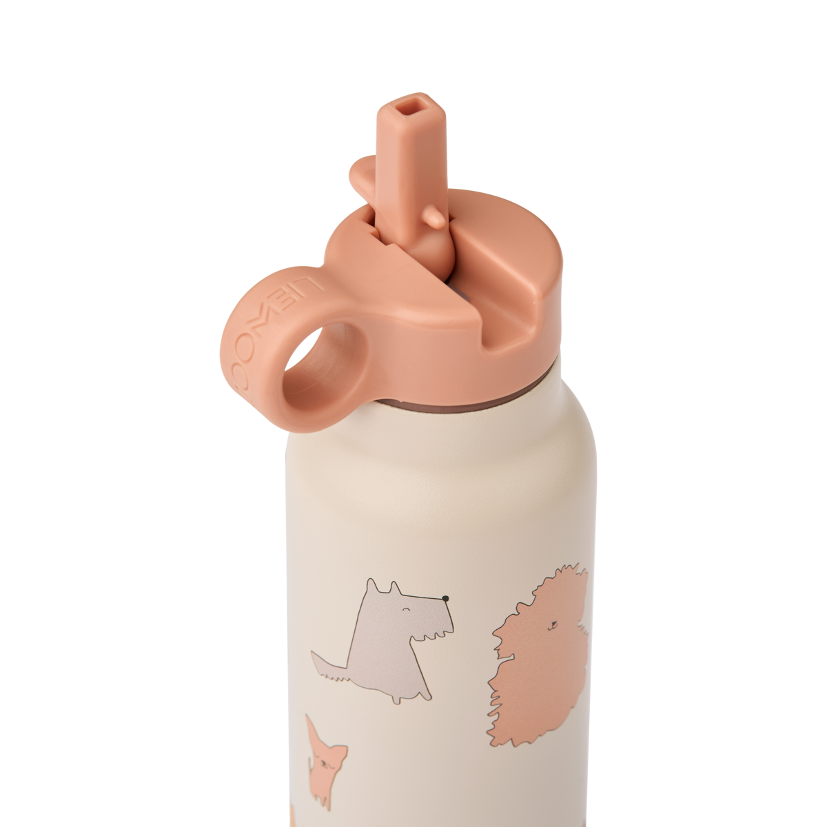 Liewood Falk Vattenflaska 350 ml - Cats and Dogs / Sandy