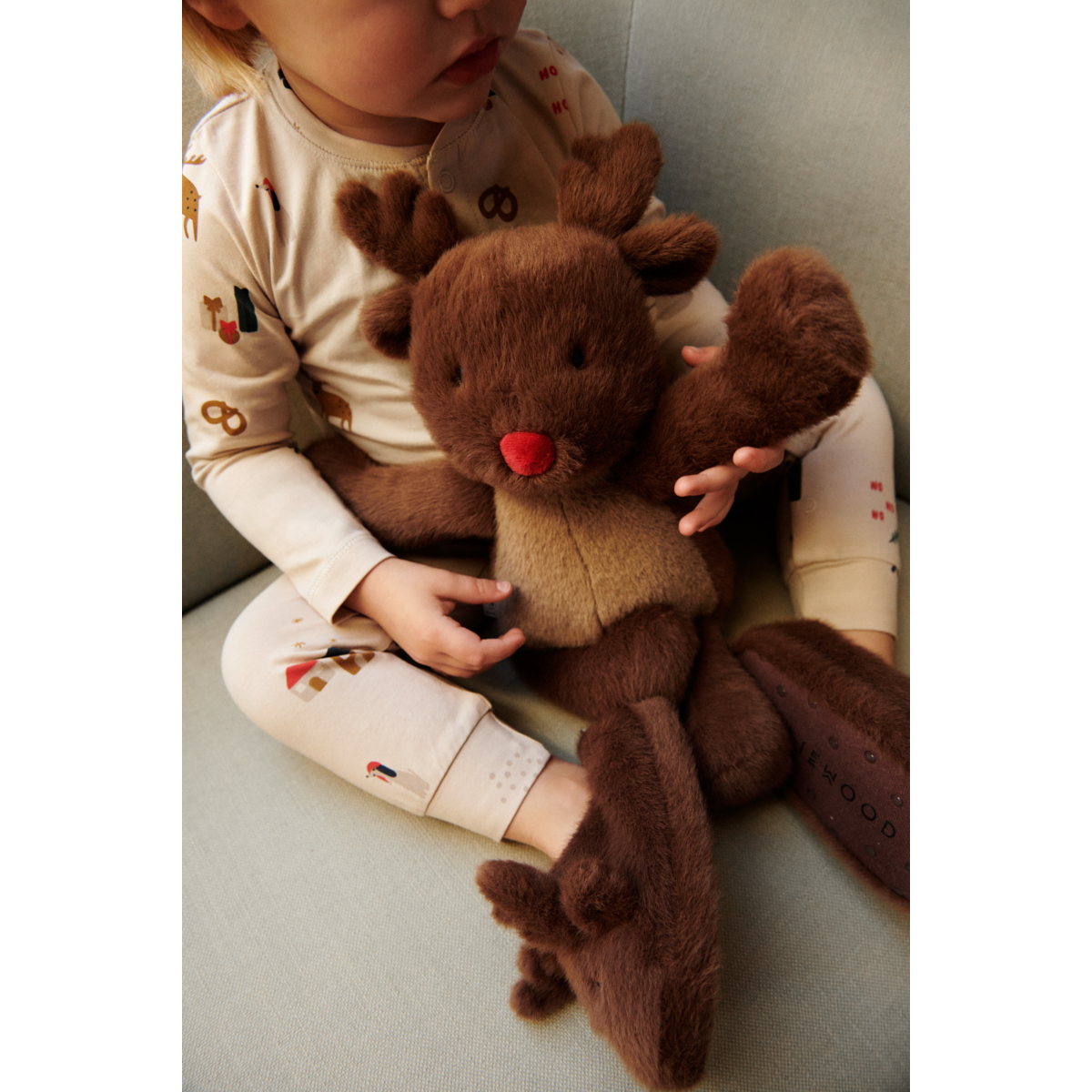 Liewood Berto Reindeer Teddy - Pecan