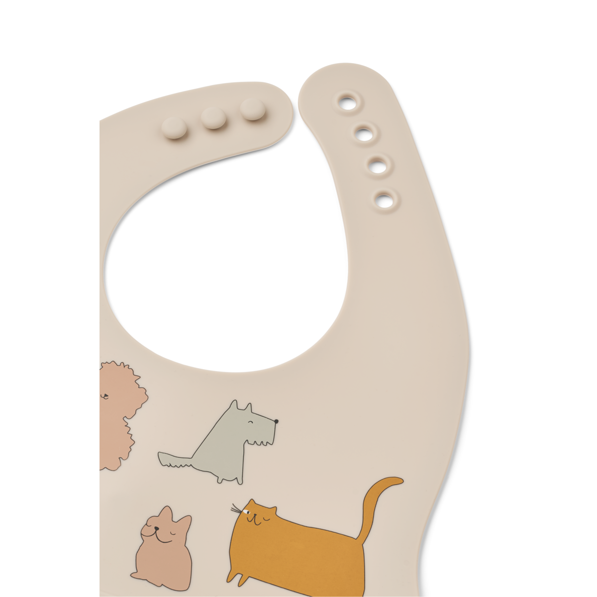 Liewood Ember Haklapp 2-pack - Cats and Dogs / Sandy