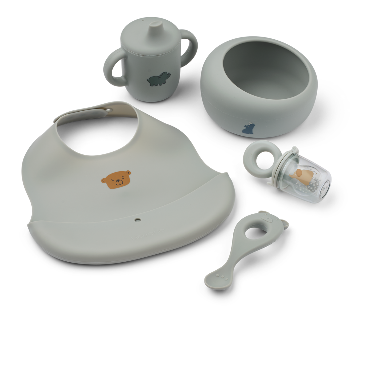 Liewood Mileah Baby Måltidsset - Dove Blue