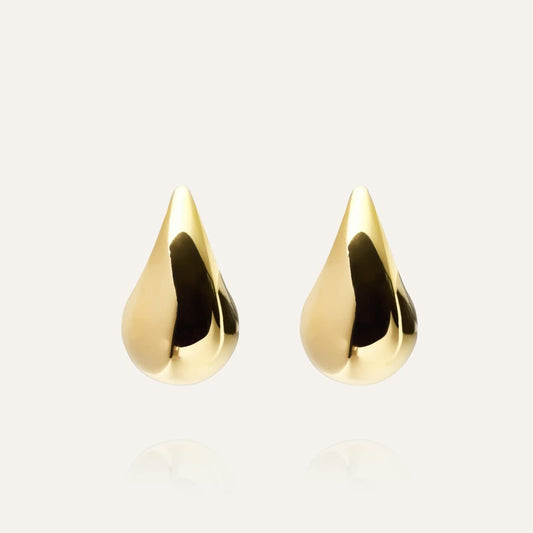Mockberg Waterproof Plain daring dupe earring Small Gold