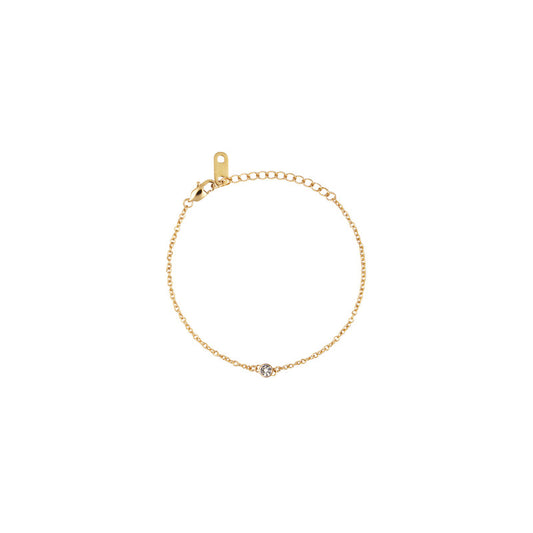 Mockberg Waterproof Thin Diamond Braclet Gold 175mm