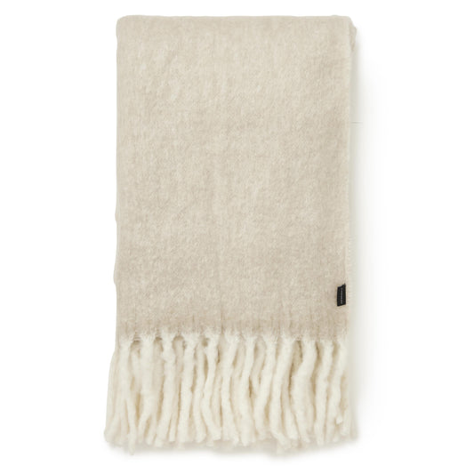 Jakobsdals Beige Herringbone mo Pläd Beige