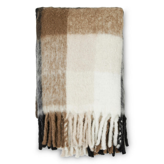 Jakobsdal Bello Grande Pläd Brun/Beige
