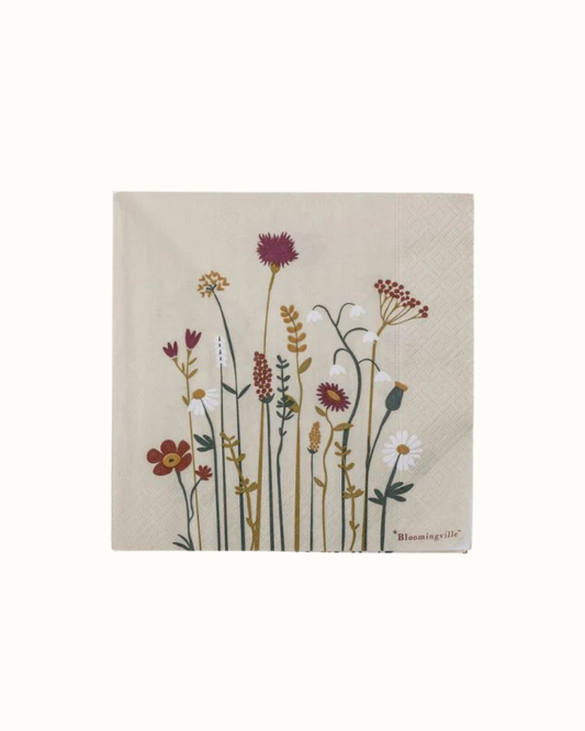 Bloomingville Servett Blommor 20-pack