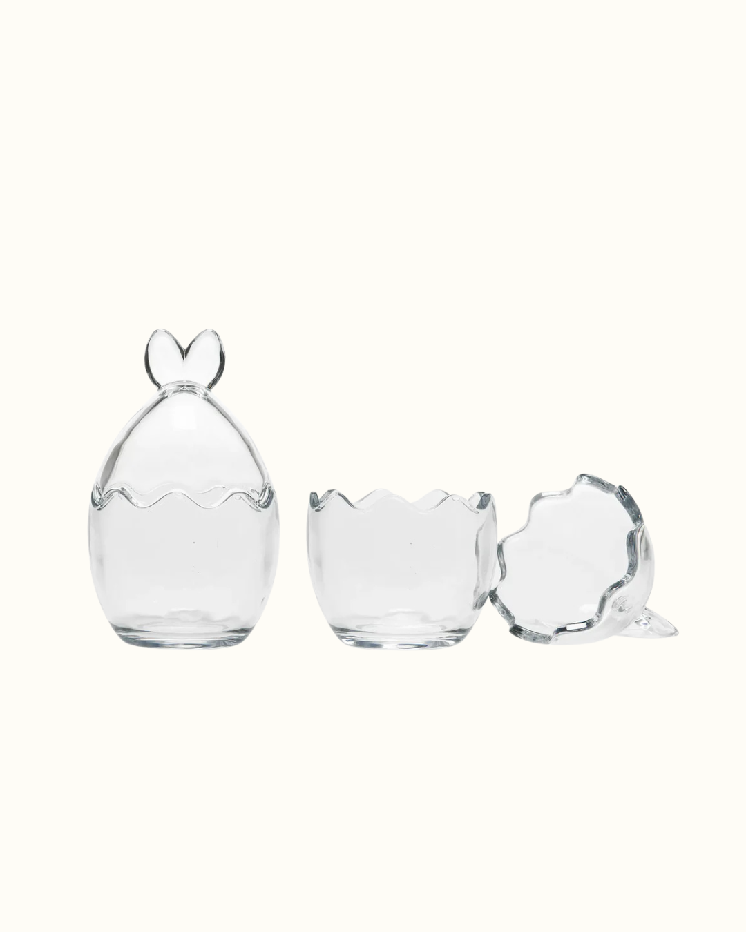 Alot Äggskål Glas Bunny