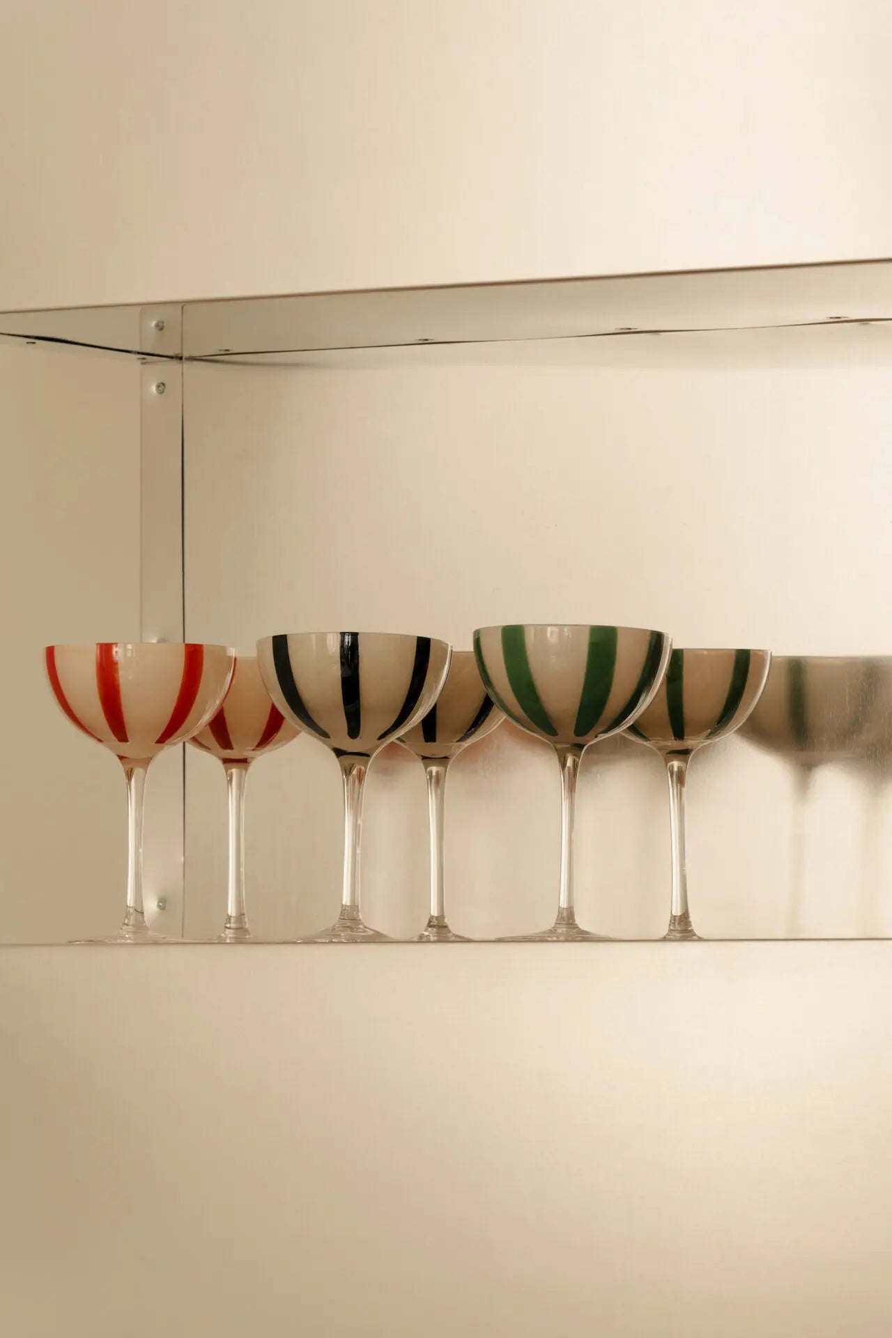 Olsson & Jensen Ziggy cocktailglas röd