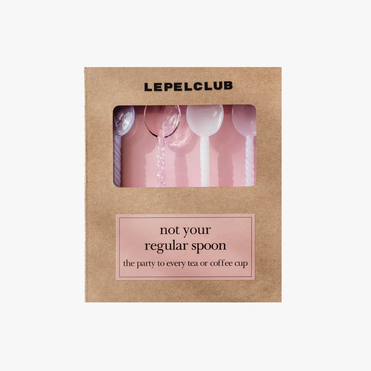Lepelclub Twisted spoons 4-pack