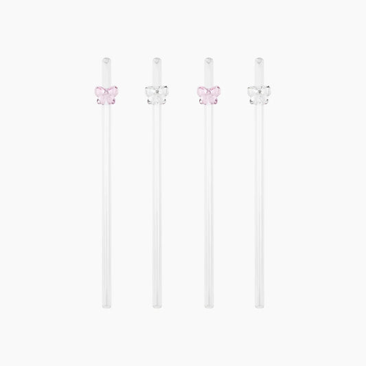 Lepelclub Bow straws 4-pack