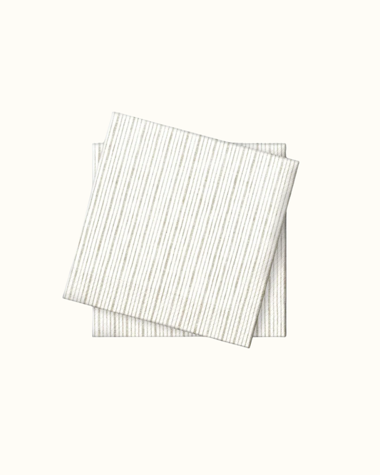 Violander Pappersservett Rand beige 40x40