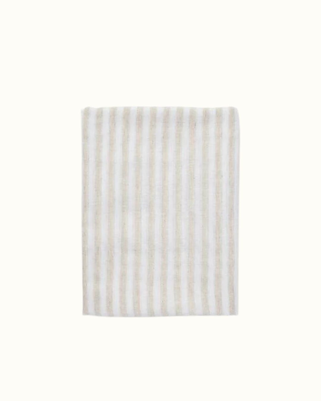 Jakobsdals Blanca Randig Duk Beige