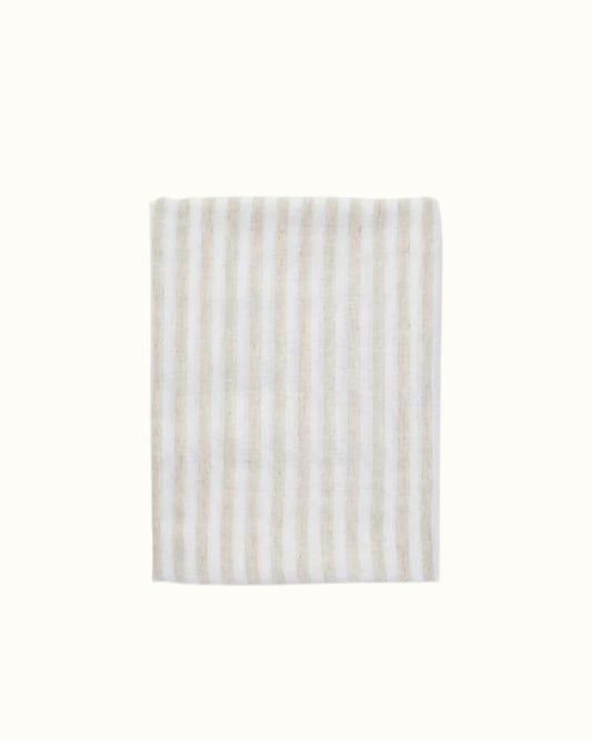 Jakobsdals Blanca Randig Duk Beige