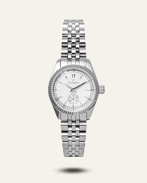 Mockberg Klocka Royal Silver 28mm