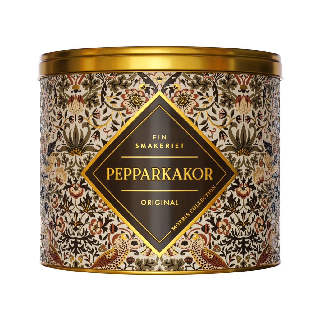 Förbeställning - Finsmakeriet Pepparkakor William Morris 430g