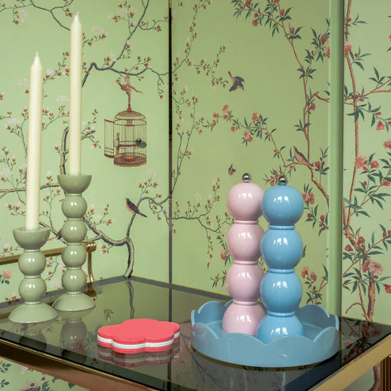 Addison Ross Salt & Pepparkvarn Bobbin 24cm Pink