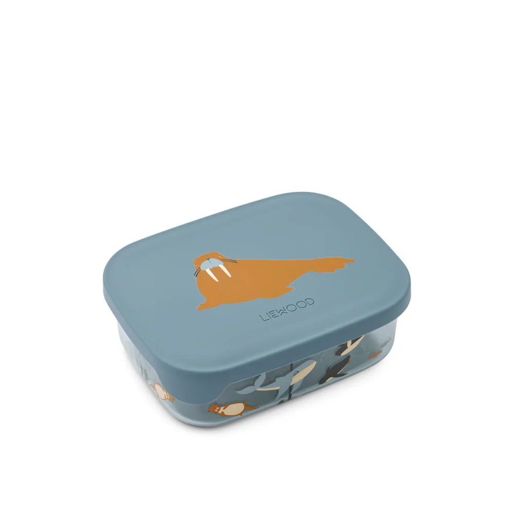 Liewood Arthur Tritan Lunch box Artic Sea Blue