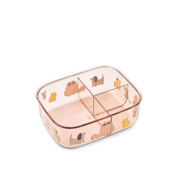 Liewood Arthur Tritan Lunch box Cats and Dogs Sandy