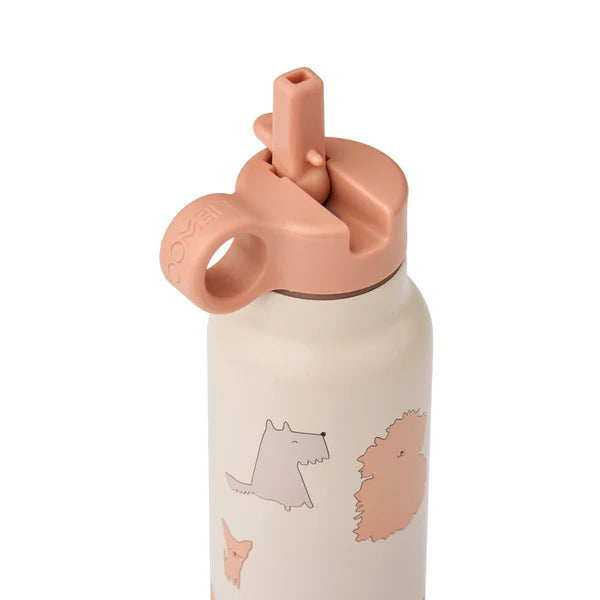 Liewood Falk Vattenflaska Cats and Dogs/ Sandy 350ml