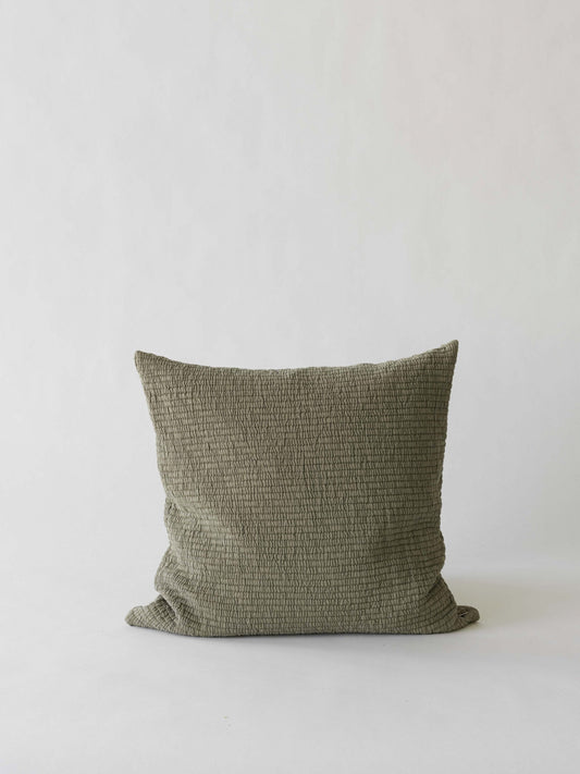 Tell Me More Brick Kuddfodral 50x50 - olive