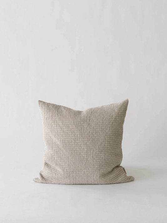 Tell Me More Brick kuddfodral 50x50 - sand beige