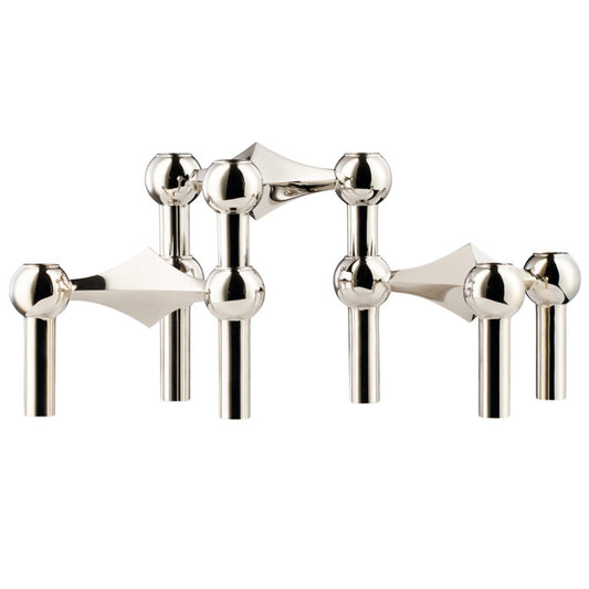 STOFF Nagel Candle Holder Krom 3-pack