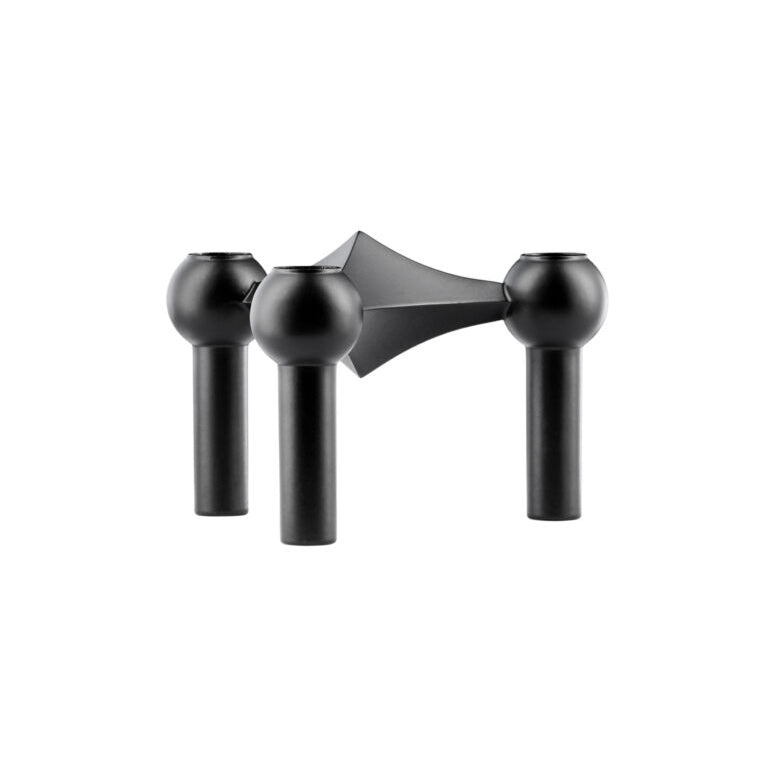 STOFF Nagel Candle Holder Black